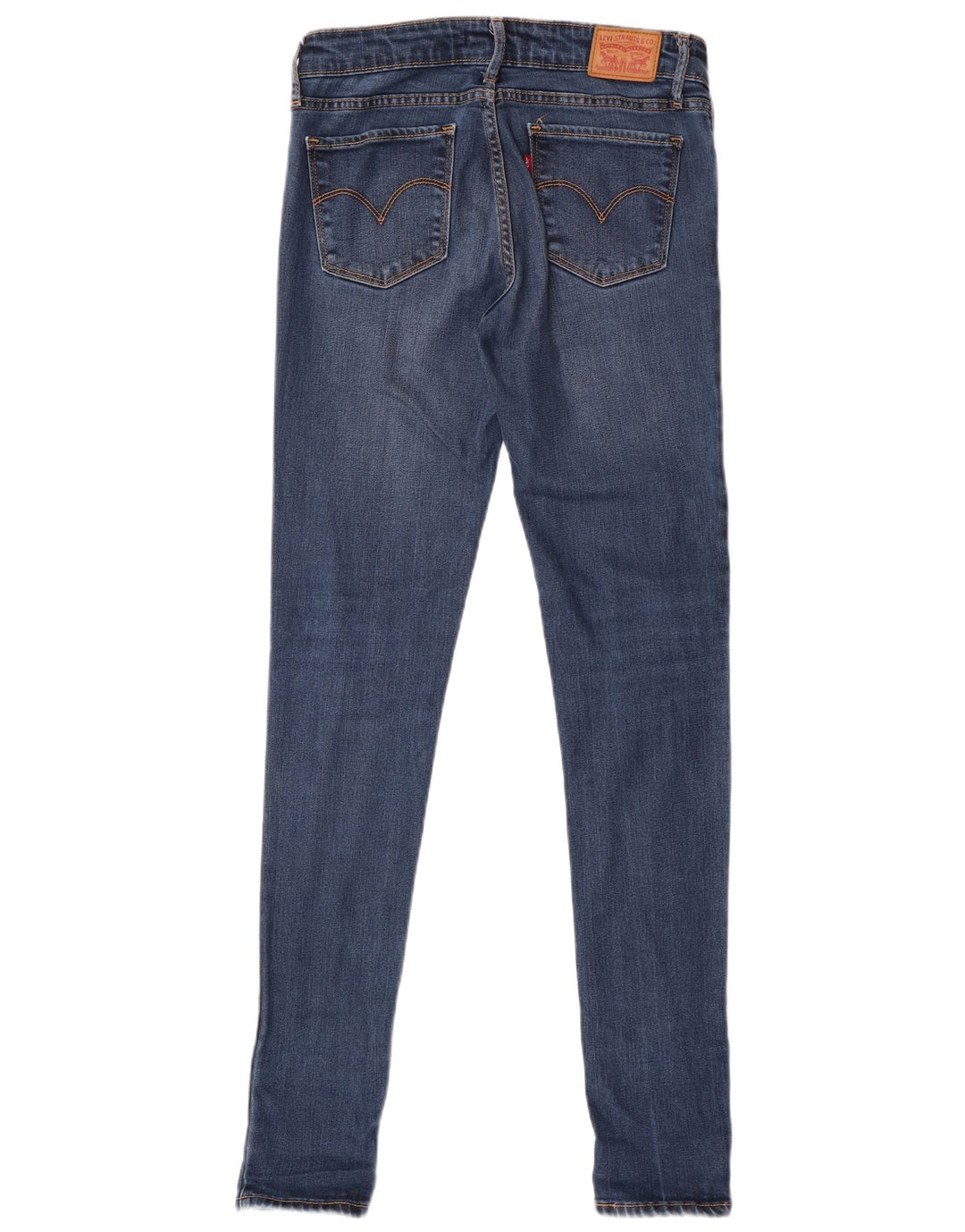 Levi's Dame 711 Skinny Jeans W26 L33 Blå