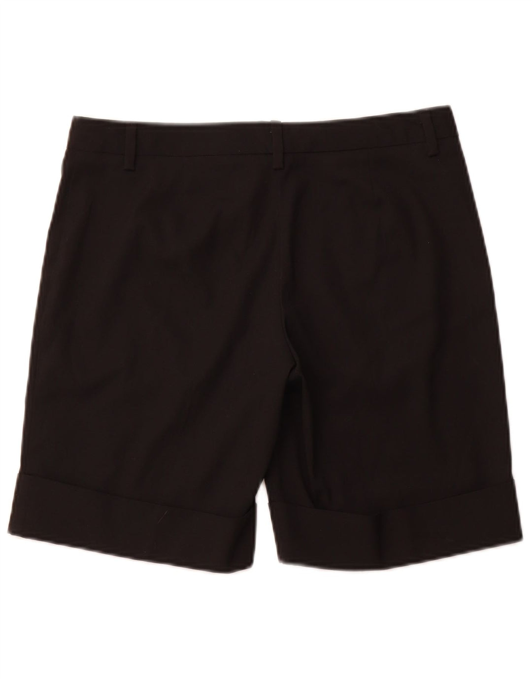 BENETTON Womens Casual Shorts IT 42 Medium W30  Black Polyester