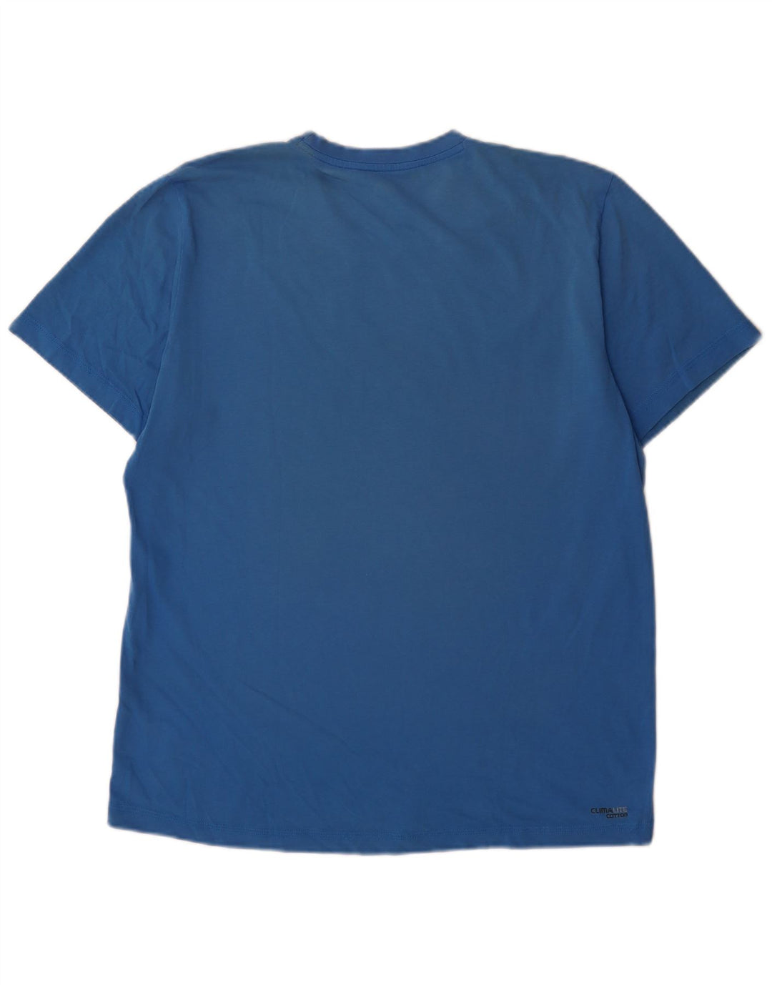 Adidas Herre Grafisk T-Shirt Top Stor Blå Bomuld