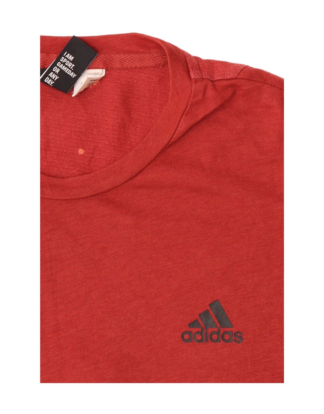 ADIDAS Mens T-Shirt Top Small Red Vintage Adidas and Second-Hand Adidas from Messina Hembry 