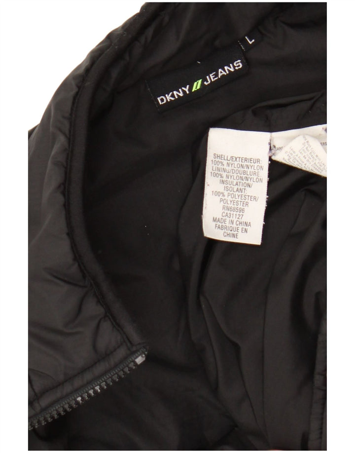 Dkny Boys Polstret Gilet 11-12 År Stor Sort Nylon