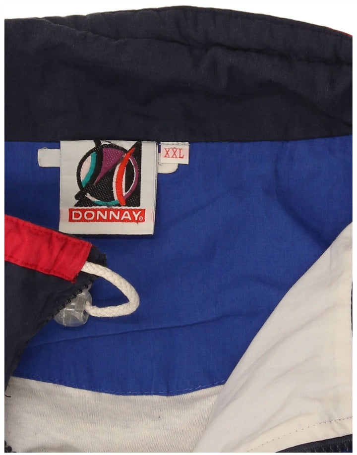 Donnay Herre træningsdragt Topjakke 2XL Blå Colourblock