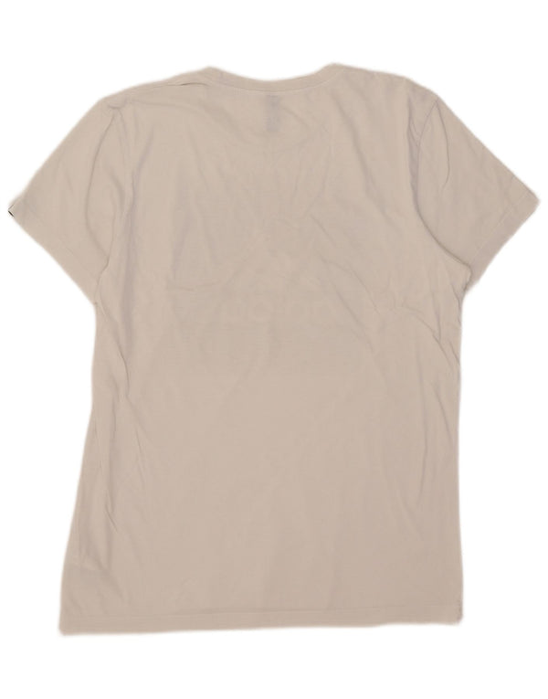 Adidas Grafisk T-shirt top til mænd Medium hvid bomuld