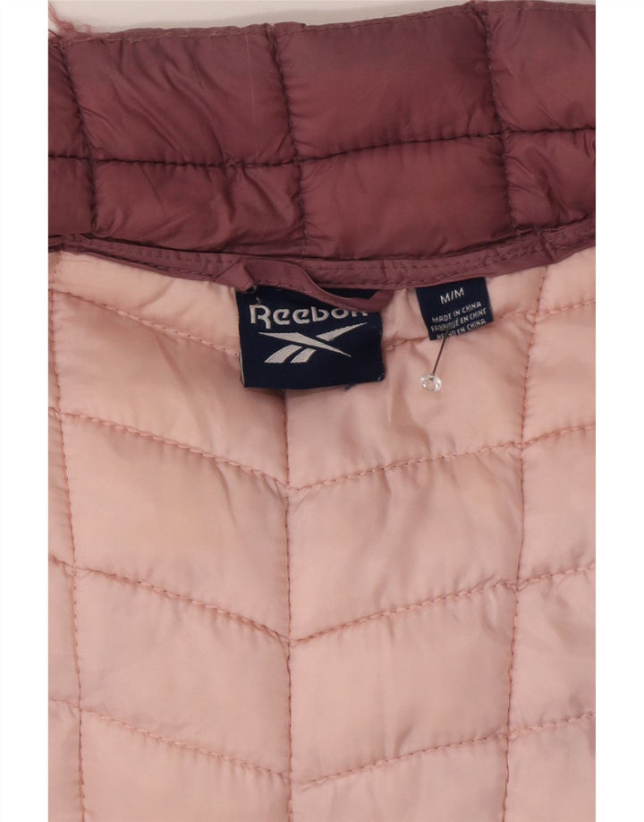 Reebok Polstret Damejakke UK 14 Medium Maroon Polyester