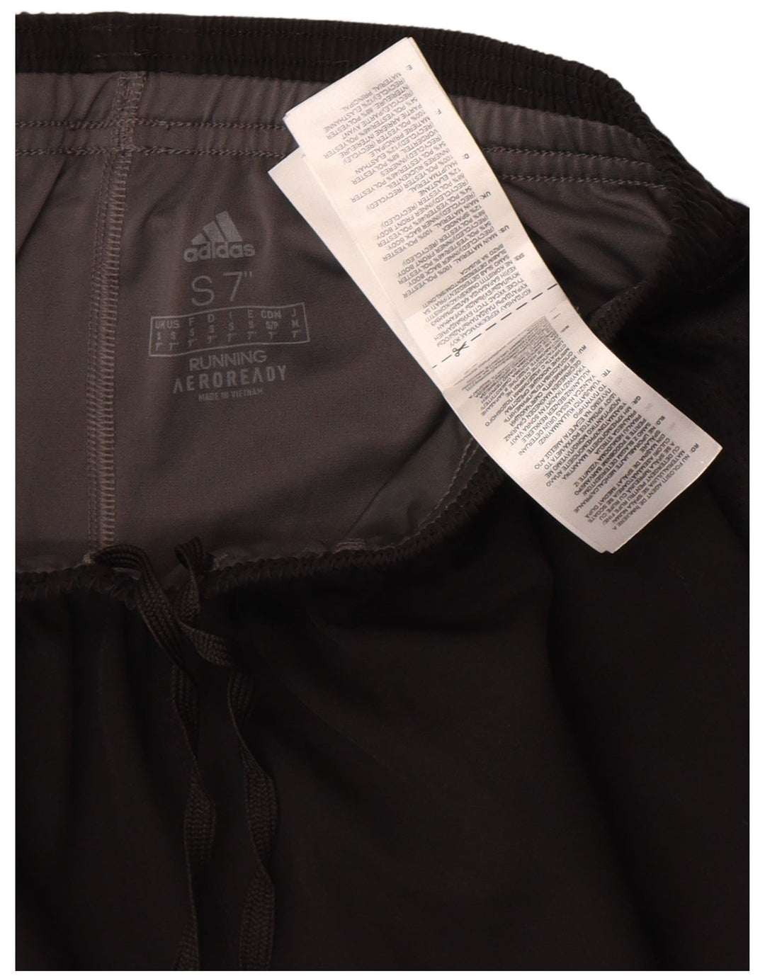 Adidas Løbesportsshorts til mænd Small Black Colourblock Polyester