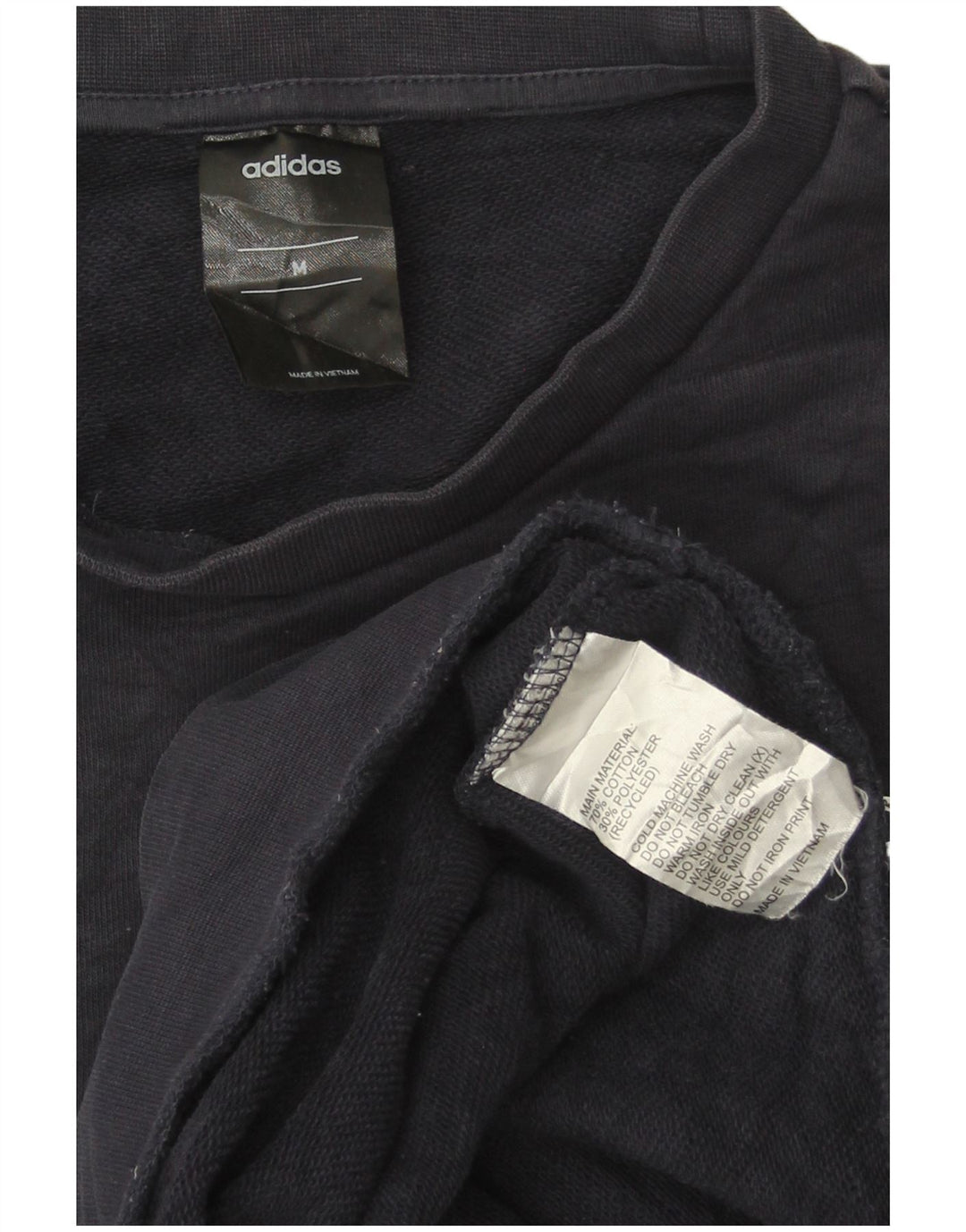 Adidas sweatshirt til mænd Medium marineblå bomuld