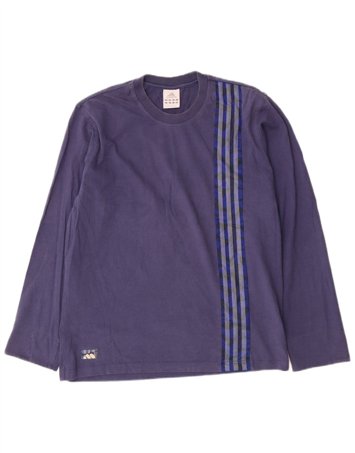 Adidas Herre Top Langærmet Medium Navyblå Bomuld