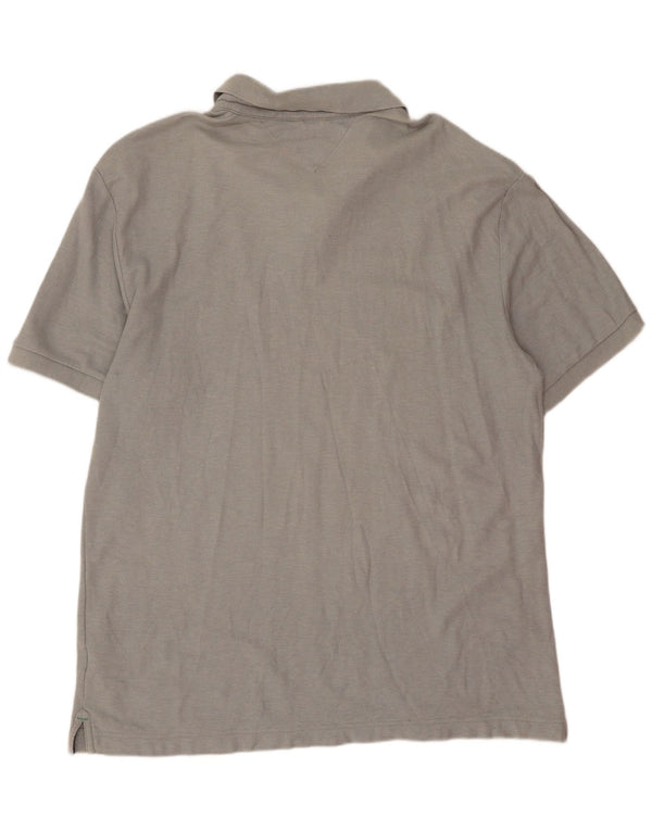 Tommy Hilfiger Herre Slim Fit Polo Shirt 2XL Grå Bomuld