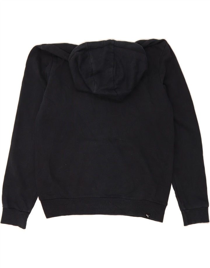 PUMA Mens Hoodie Jumper Small Black Vintage Puma and Second-Hand Puma from Messina Hembry 
