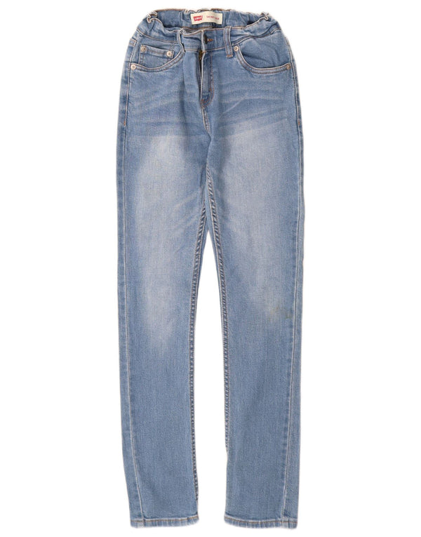 Levi's Girls Super Skinny Jeans 11-12 år W24 L28 Blå Bomuld