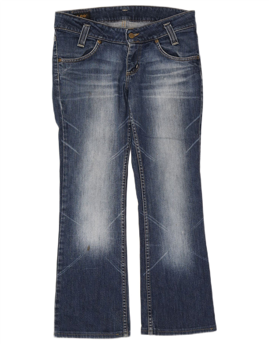 Lee Dame Leola Bootcut Jeans W30 L27 Blå Bomuld