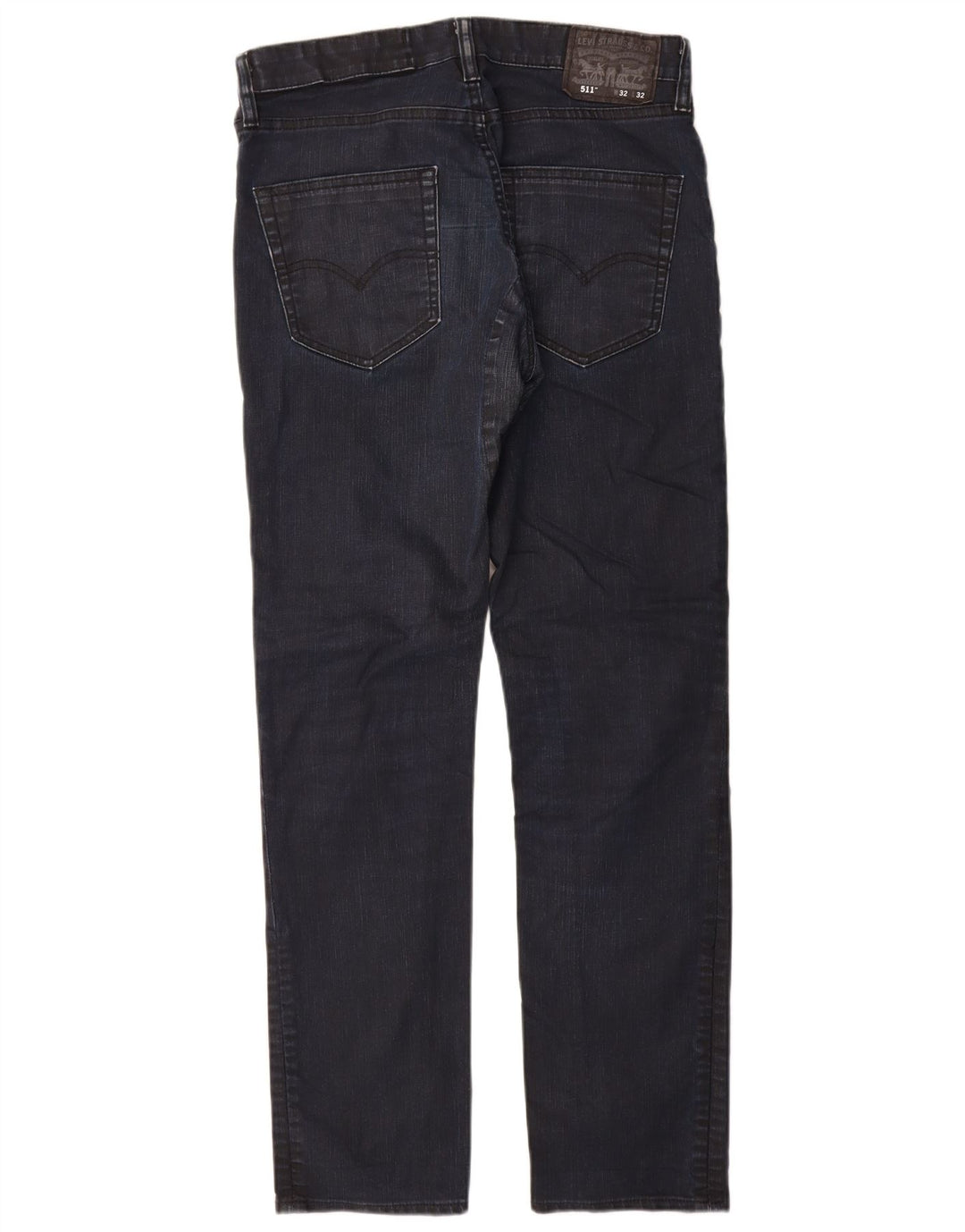 Levi's Herre 511 Slim Jeans W32 L32 Marineblå Bomuld