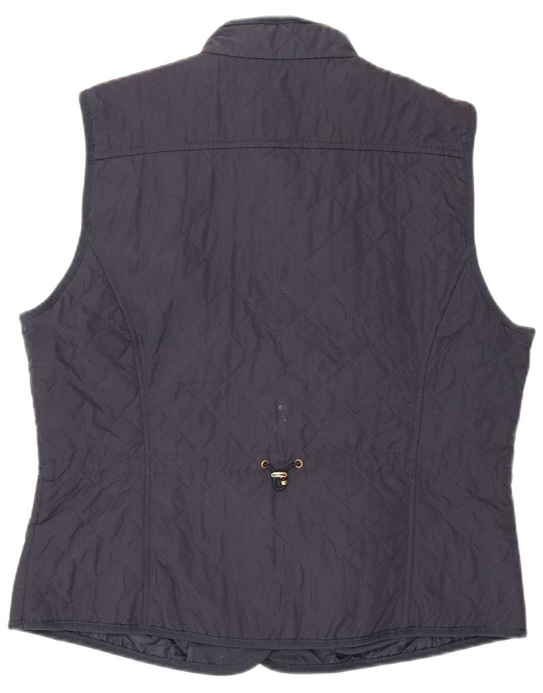 Zara Dame Quilted Gilet UK 18 XL Navy Blue