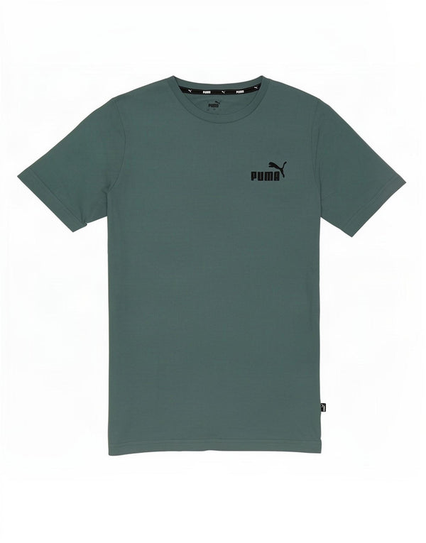 Puma Mens T-Shirt Top XS Green Cotton