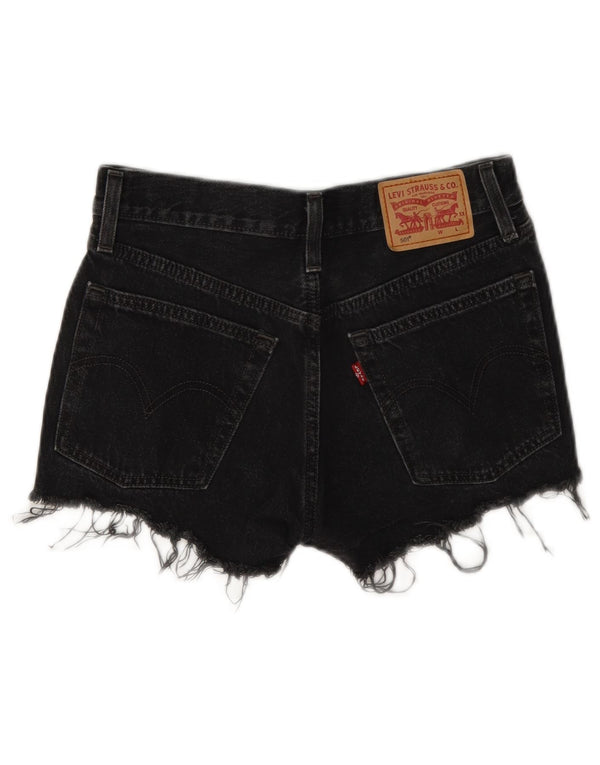 Levi's Womens 501 denimshorts W24 XS Grå bomuld