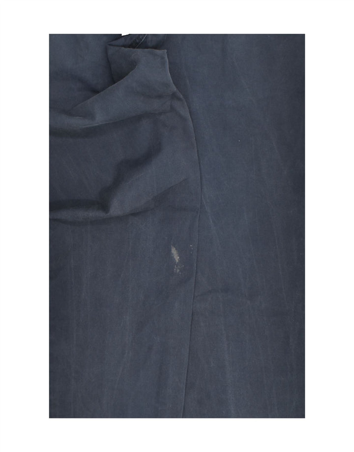 BENETTON Womens Slim Chino Trousers IT 42 Medium W31 L32  Navy Blue Cotton | Vintage Benetton | Thrift | Second-Hand Benetton | Used Clothing | Messina Hembry 