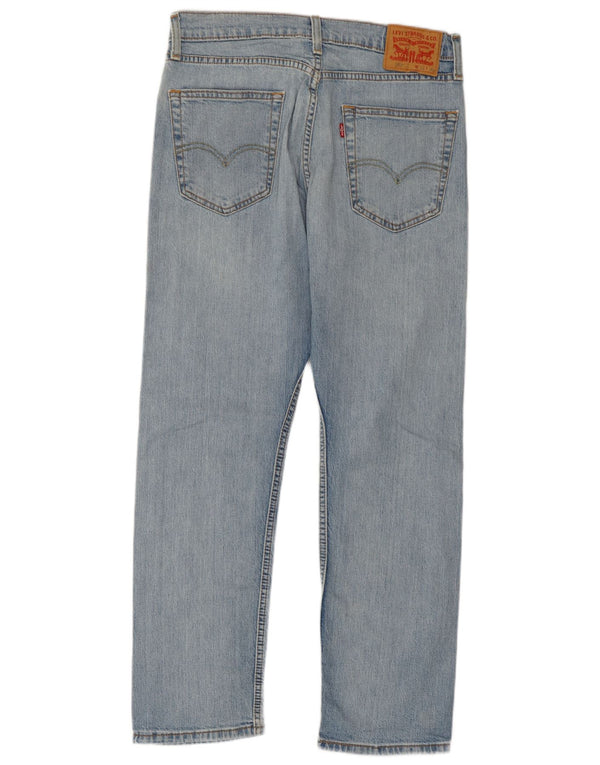 Levi's Dame 502 Straight Jeans W32 L27 Blå Bomuld