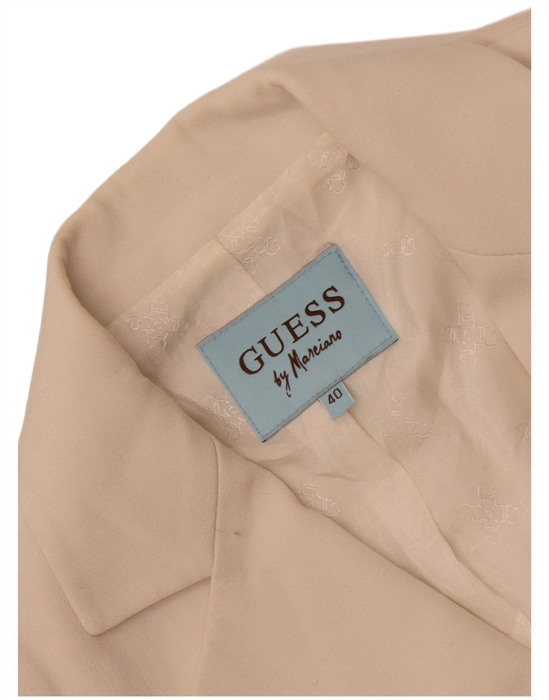 Guess By Marciano Dame 2 Button Blazer Jacket IT 40 Small White