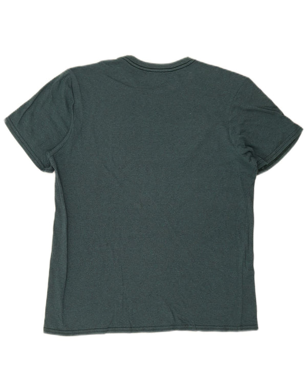Volcom Herre Modern Fit Grafisk T-Shirt Top Medium Grøn Bomuld