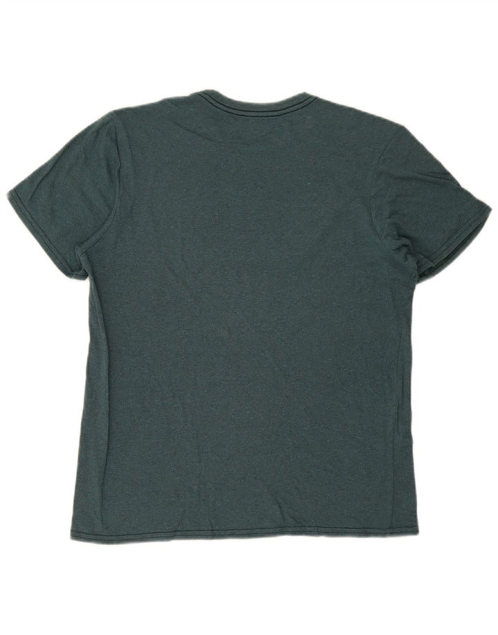 Volcom Herre Modern Fit Grafisk T-Shirt Top Medium Grøn Bomuld
