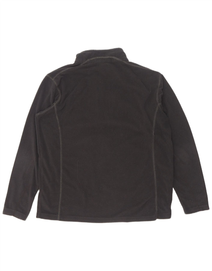 Columbia herre lynlås hals fleece jumper stor sort polyester