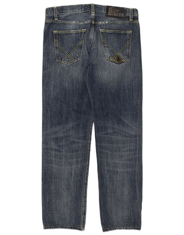 Roy Rogers Straight Jeans til mænd W31 L29 Marineblå Bomuld