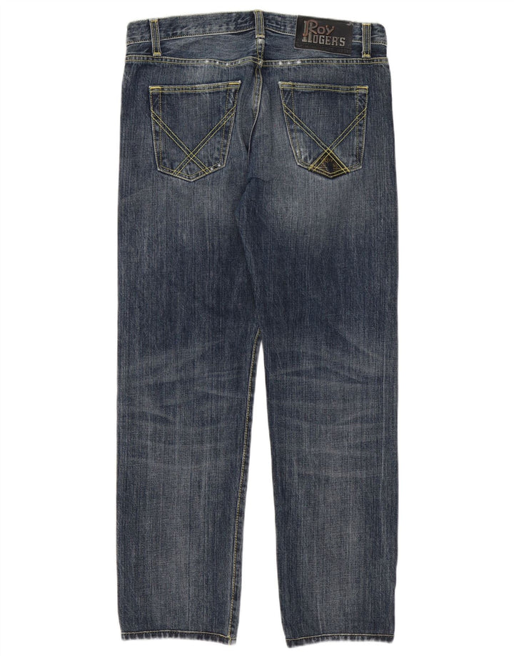 Roy Rogers Straight Jeans til mænd W31 L29 Marineblå Bomuld
