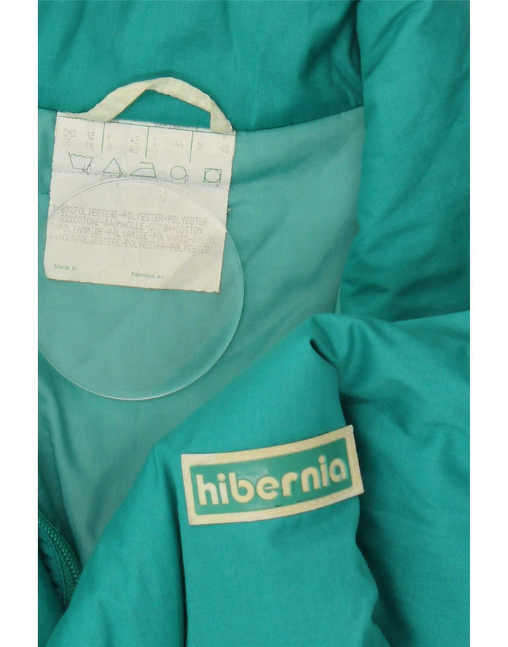 Hibernia Dame Oversized Skijakke UK 14 Stor Grøn Polyester