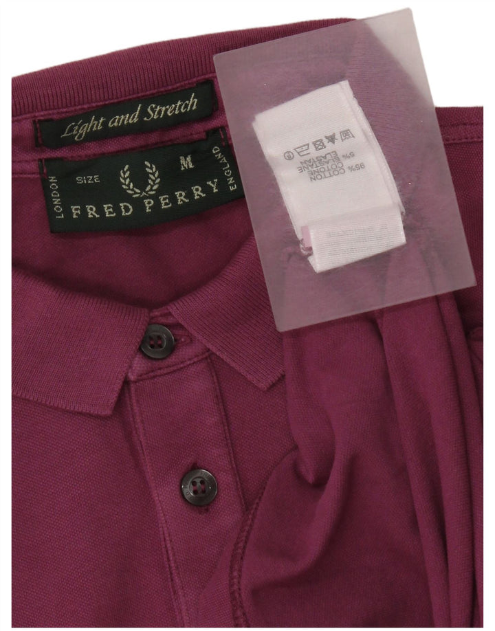 Fred Perry Herre let og stræk poloshirt Medium Pink Bomuld