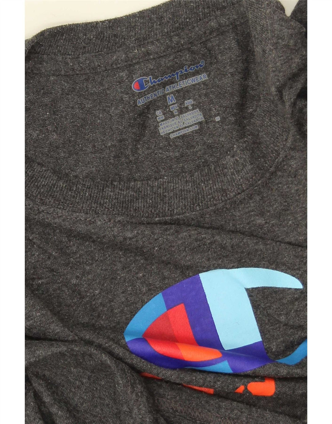 Champion Herre grafisk T-shirt top mellemgrå