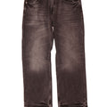 ZARA Womens Distressed Straight Jeans EU 40 Medium W30 L29 Grey Cotton