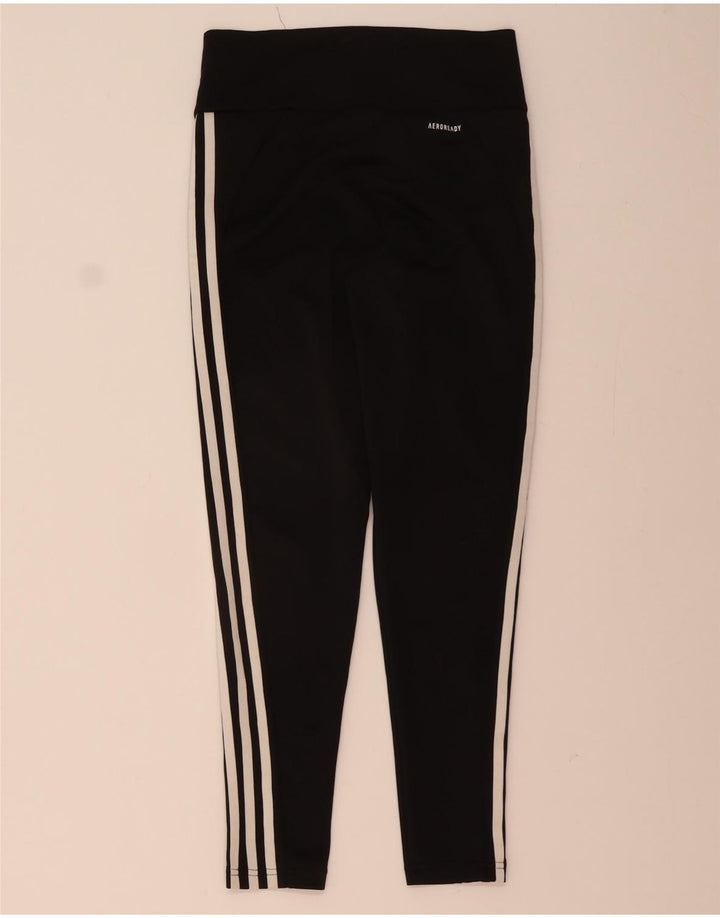 ADIDAS Aeroready Leggings til kvinder UK 12/14 Medium Black Polyester