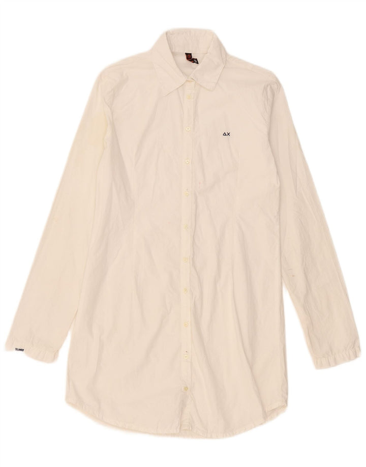 Sun68 Dame skjortekjole UK 10 Small White