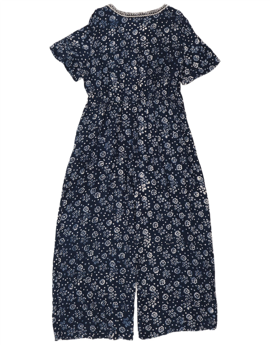 Monsoon Dame Jumpsuit UK 18 XL Navy Blue Floral