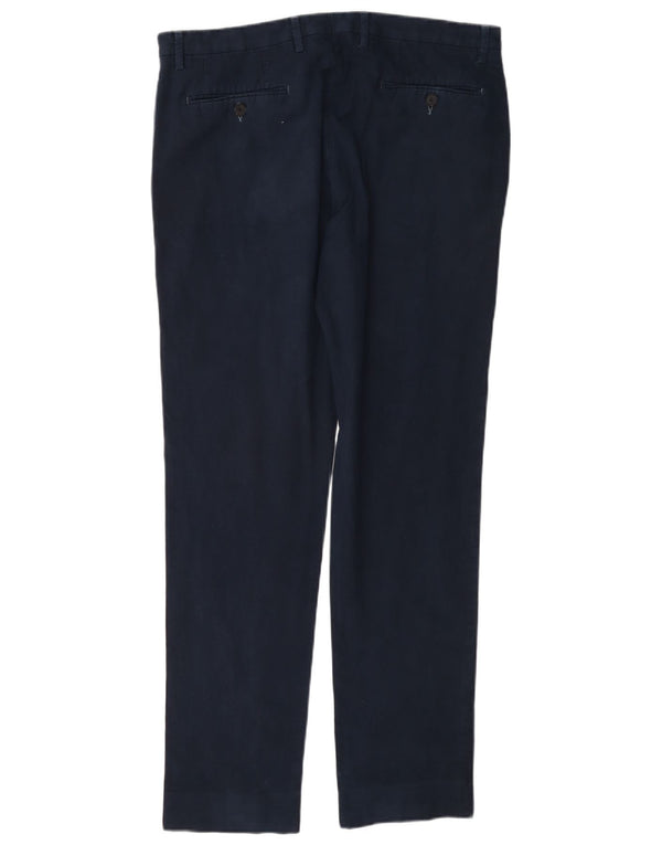 Reiss Herre Slim Chino Bukser W34 L31 Marineblå Bomuld