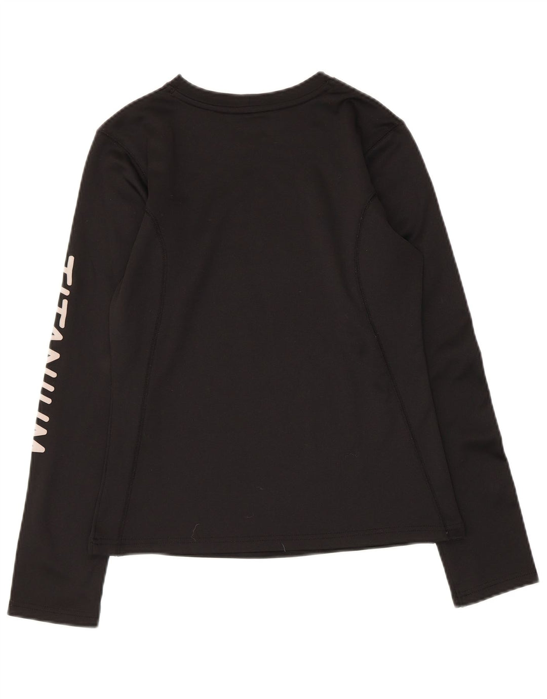 Columbia Dame Titanium Grafisk Top Langærmet UK 10 Lille Sort