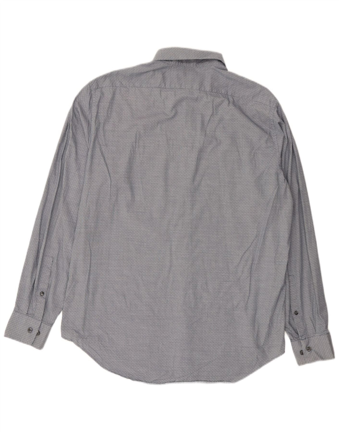 Calvin Klein Herre Slim Fit Skjorte Stor Marineblå Geometrisk