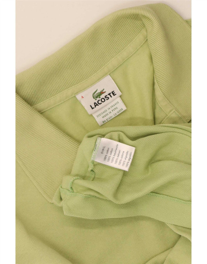 Lacoste herre poloshirt størrelse 4 Medium grøn bomuld