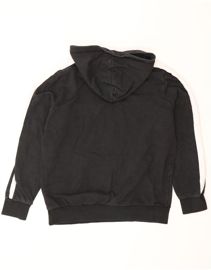 PUMA Hættetrøje til mænd Medium Sort Colourblock Bomuld