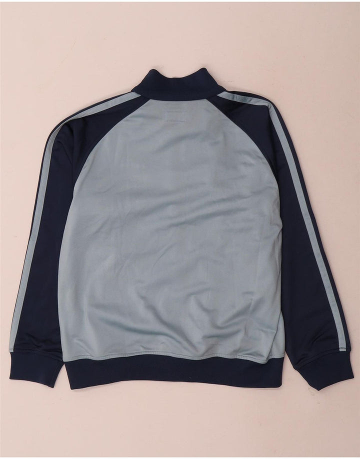 Diadora Boys træningsdragt topjakke 12-13 år Blå Colourblock Polyester