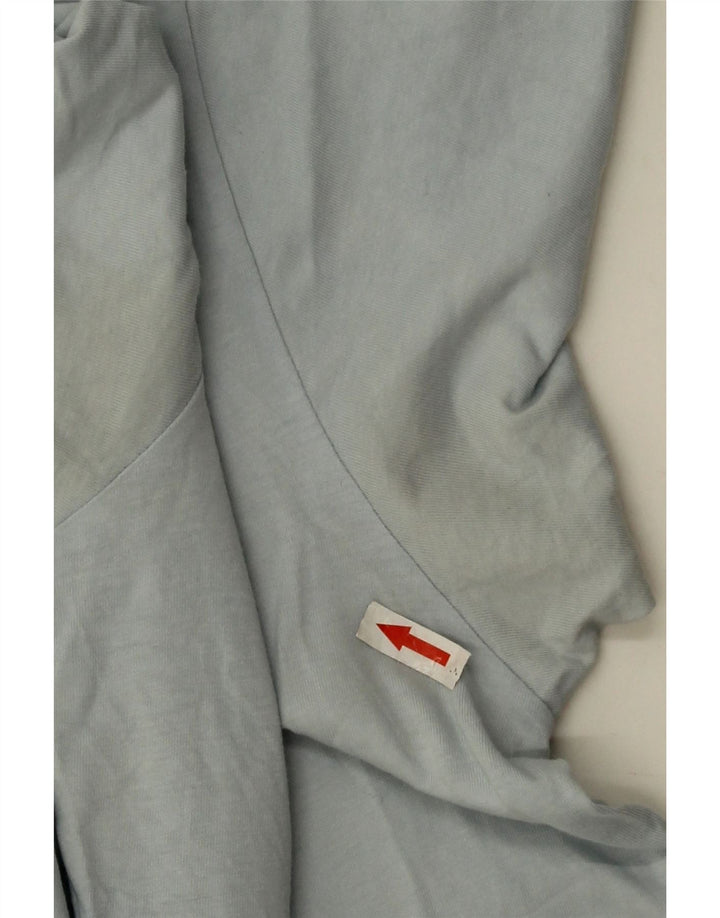 Vans Herre Custom Fit grafisk T-shirt top mellemblå bomuld