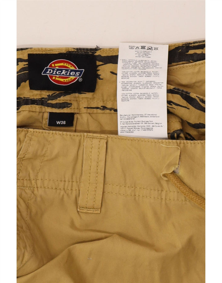 Dickies Herre Straight Cargo Bukser W36 L28 Beige Bomuld