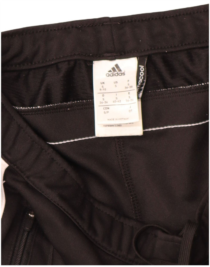 Adidas Dame Climacool Træningsdragt Bukser UK 8/10 Small Black Polyester