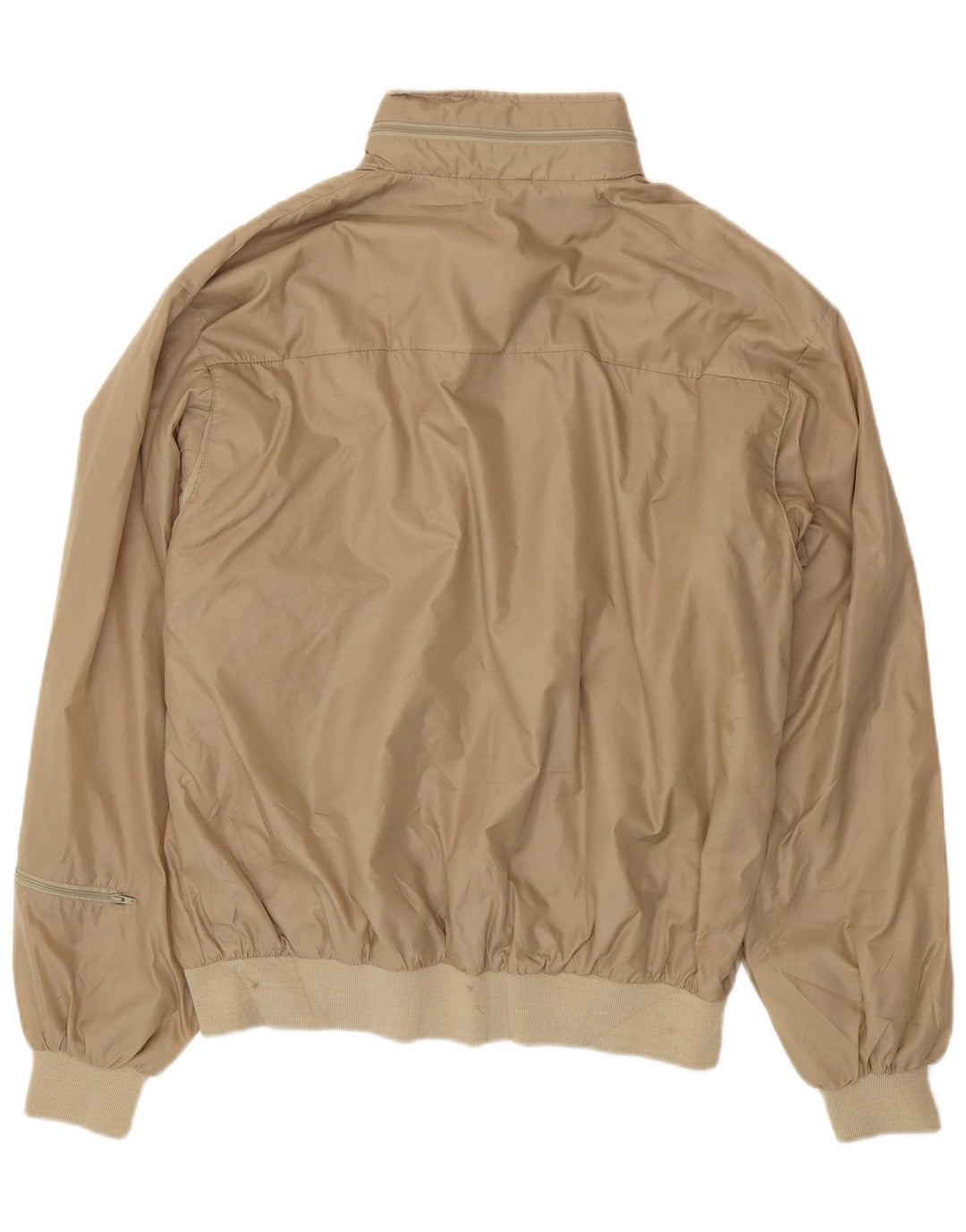 Izod Herre Bomber Jacket UK 40 Large Beige Nylon