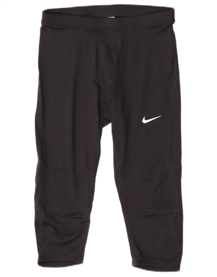 Nike Herre Dri Fit Capri Leggings XL Sort Polyester