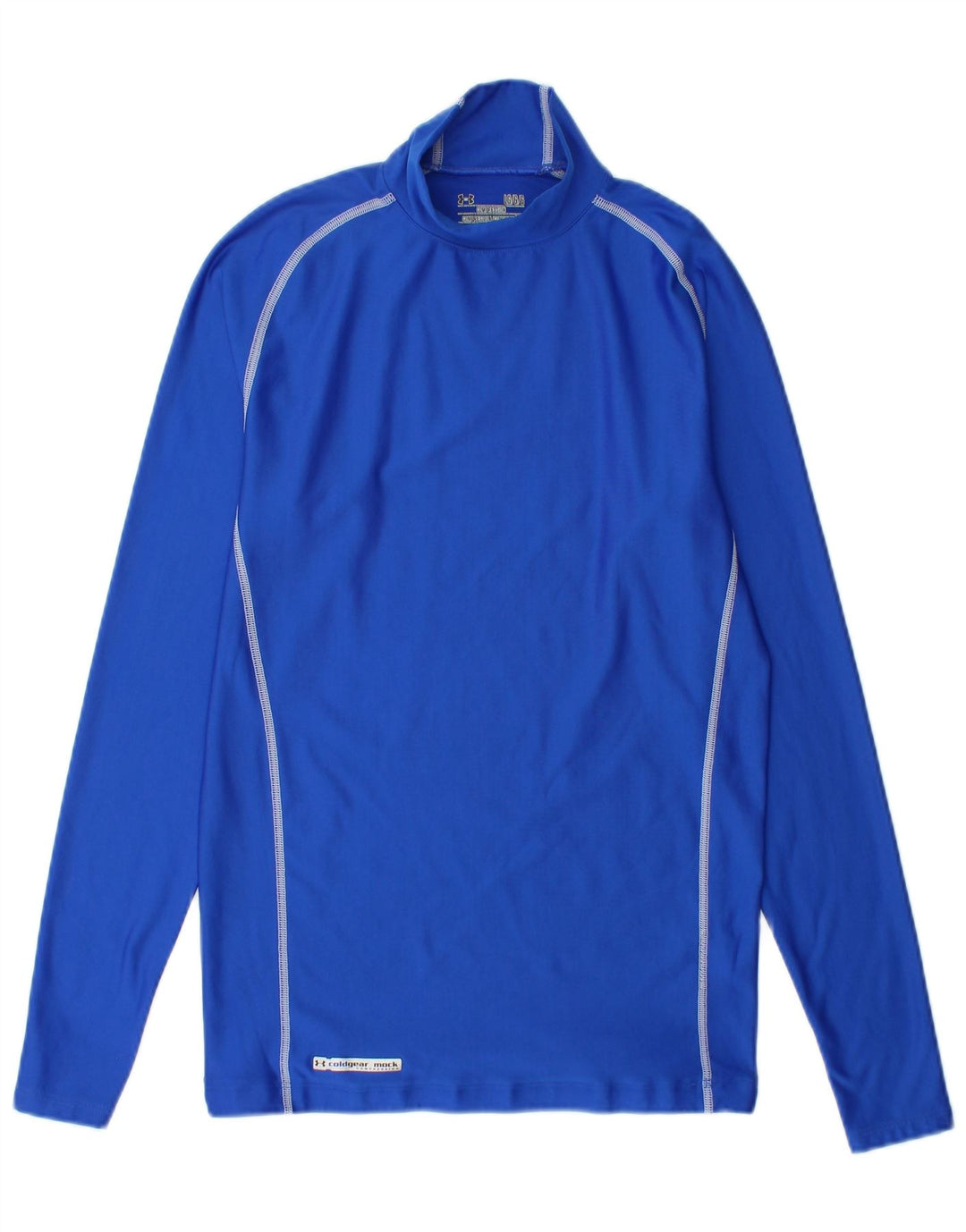 UNDER ARMOUR Herre Cold Gear Top Langærmet Stor Blå Polyester