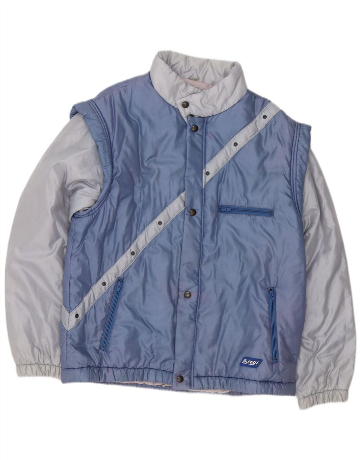 Brugi Herre Windbreaker Jacket IT 52 XL Blå Colourblock Polyester