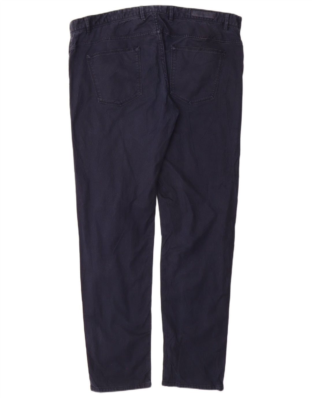 MASSIMO DUTTI Herre Slim Fit Casual Bukser EU 48 XL W38 L32 Marineblå