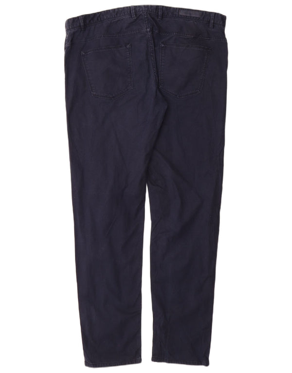 MASSIMO DUTTI Herre Slim Fit Casual Bukser EU 48 XL W38 L32 Marineblå