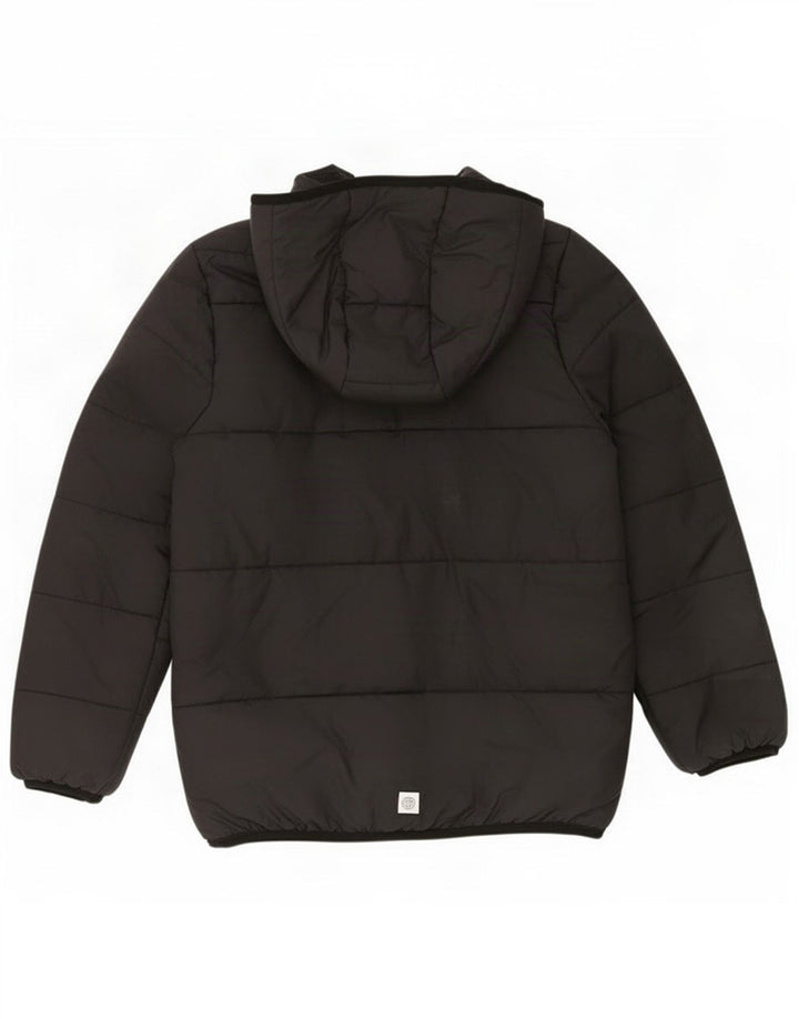 Adidas drenge hættepolstret jakke 9-10 år sort polyester